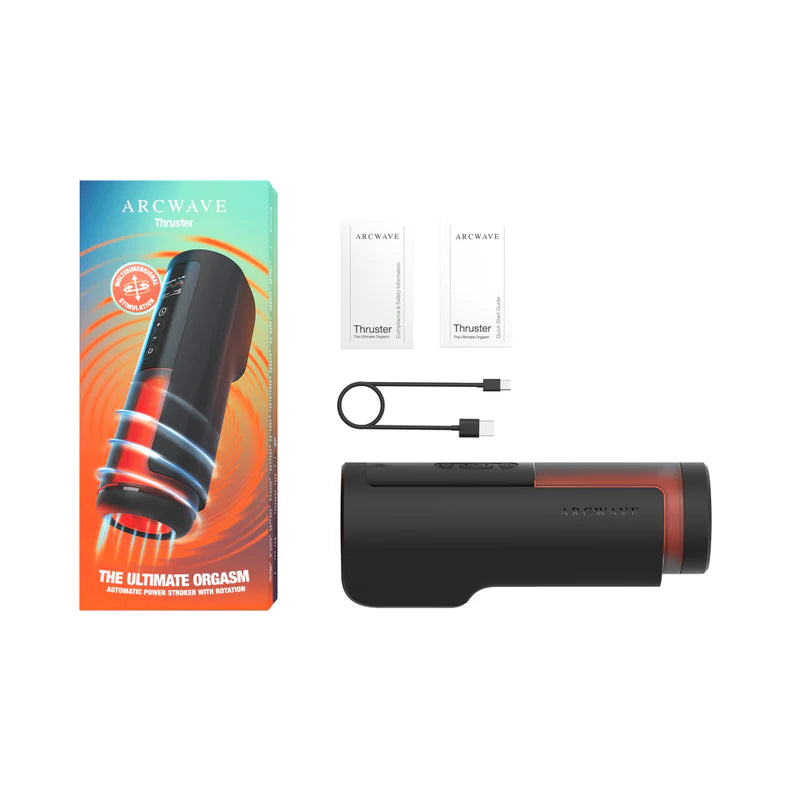 black and orange arcwave thruster