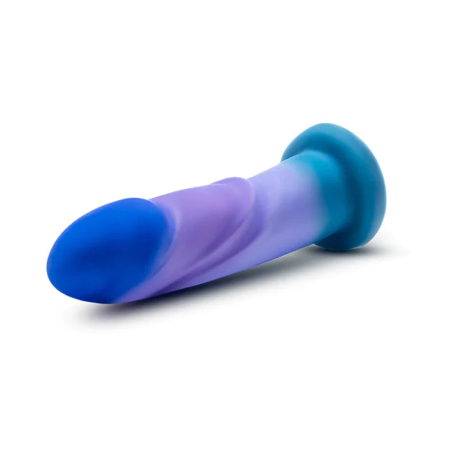 Avant Midnight Rendezvous Silicone Dildo - Ocean Blue