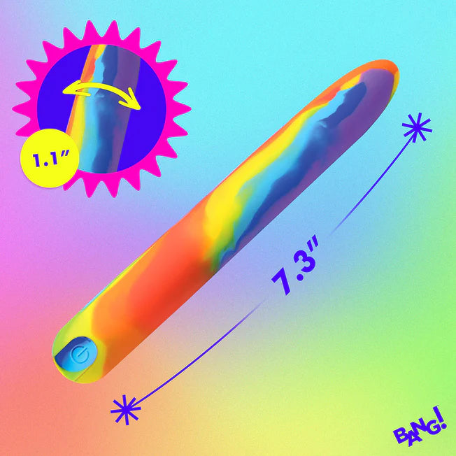 Rainbow Bullet Vibrator Dimensions