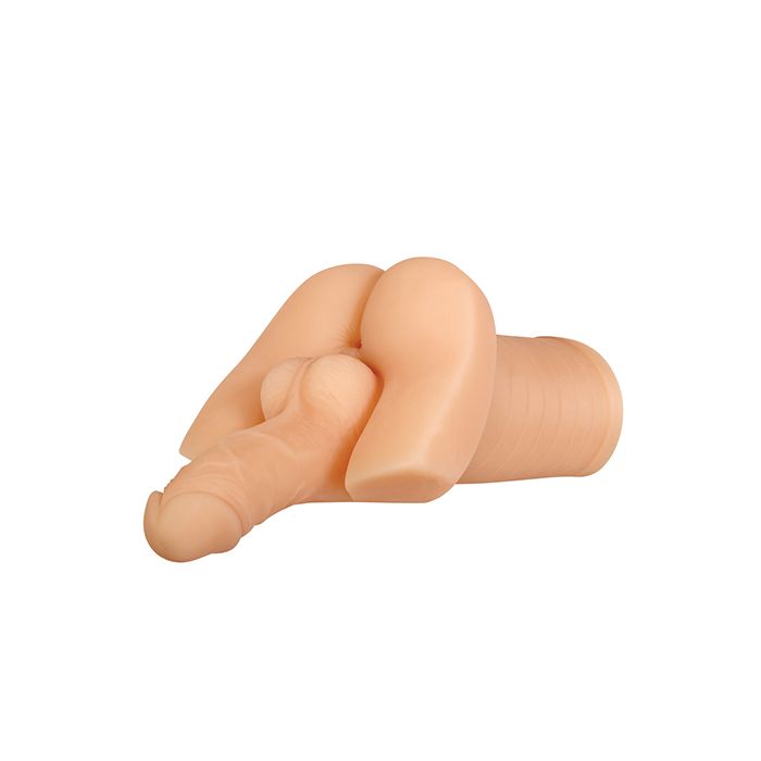 Gender X Backdoor Bash Stroker. Stroker with butt and penis