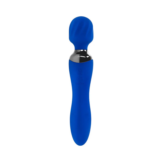 Blue Belle Rechargeable Dual-Ended Wand Vibrator