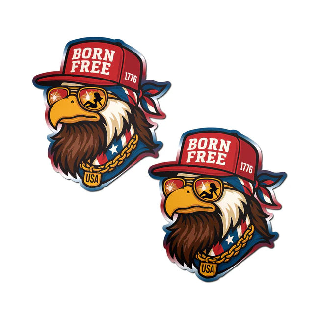 Patriotic Eagle Born Free Pasties