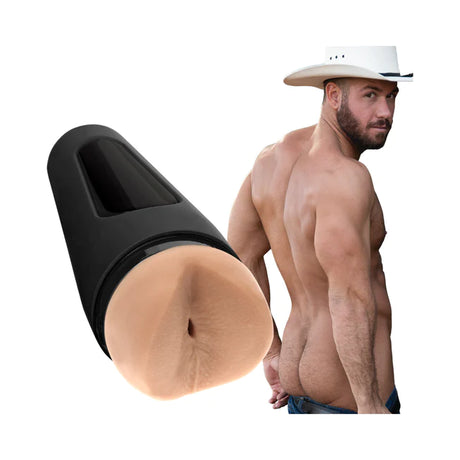 Chad White Man Squeeze Ass Stroker