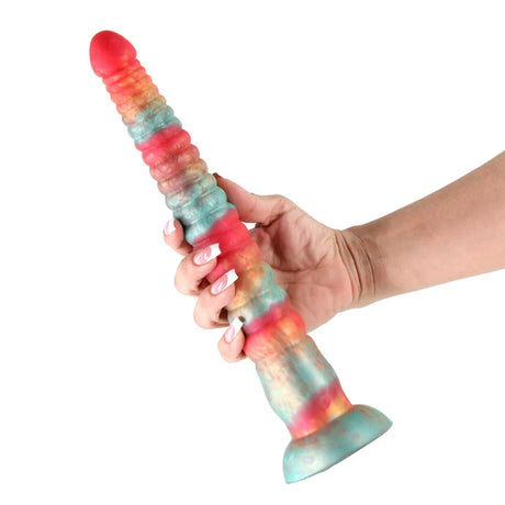 Colours Stacked 12 inch Fantasy Dildo