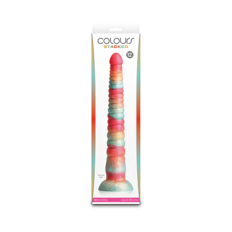 Colours Stacked 12 inch Fantasy Dildo