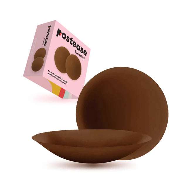 Adhesive Silicone Nipple Covers Dark Skin Tone