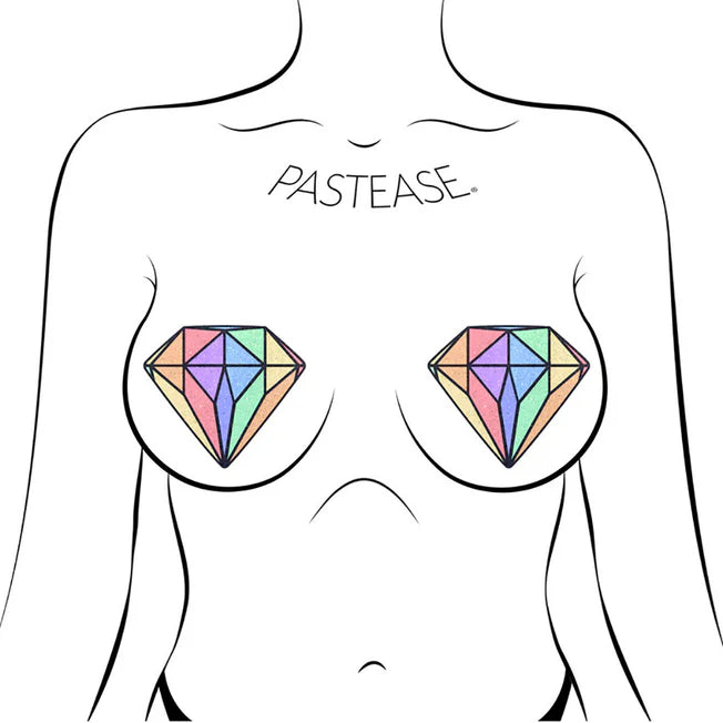 Pastel Rainbow Diamond Pasties
