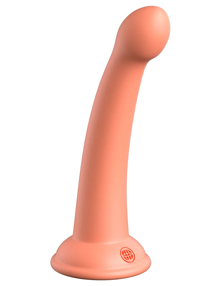 Dillio Secret Explorer 6 in. Platinum Silicone Dildo - All Colors