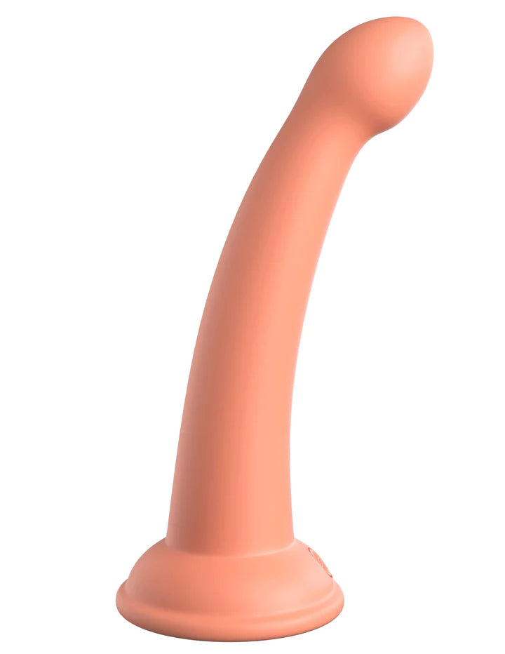 Dillio Secret Explorer 6 in. Platinum Silicone Dildo - All Colors