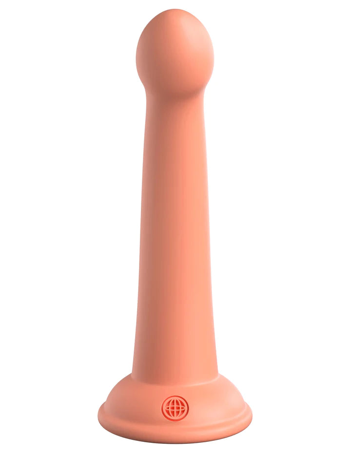 Dillio Secret Explorer 6 in. Platinum Silicone Dildo - All Colors