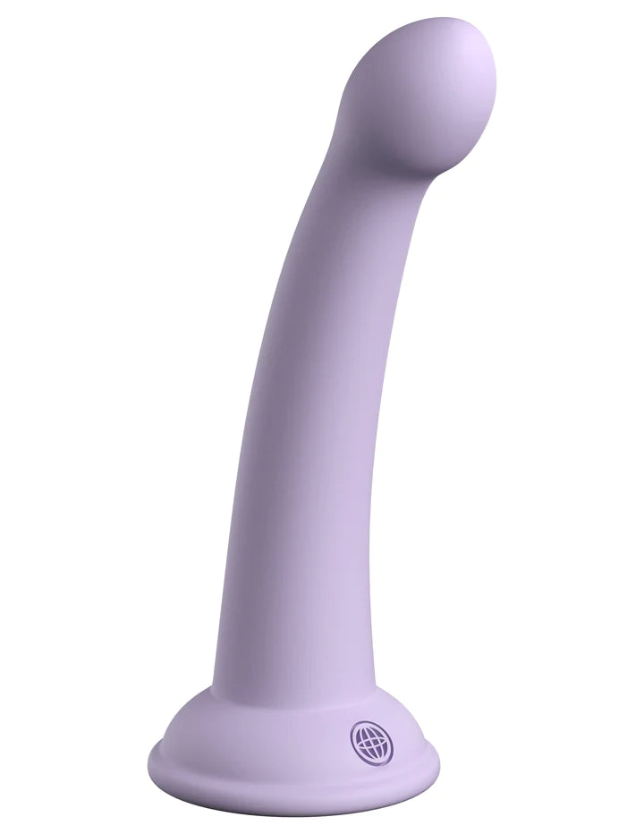 Dillio Secret Explorer 6 in. Platinum Silicone Dildo - All Colors