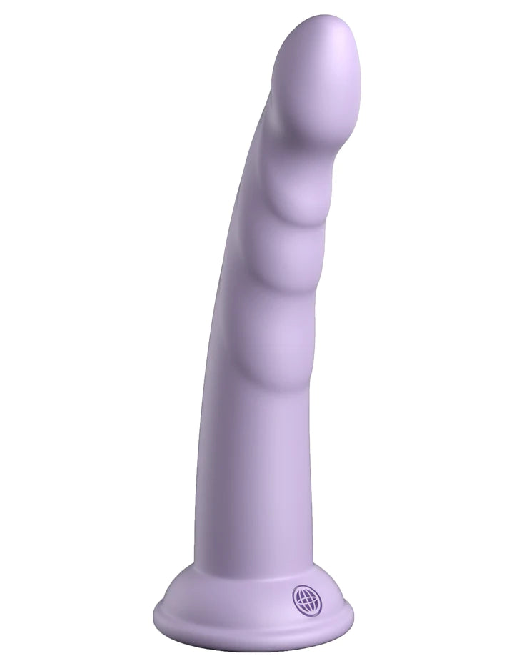 Dillio Slim Seven 7 in. Platinum Silicone Dildo - All Colors