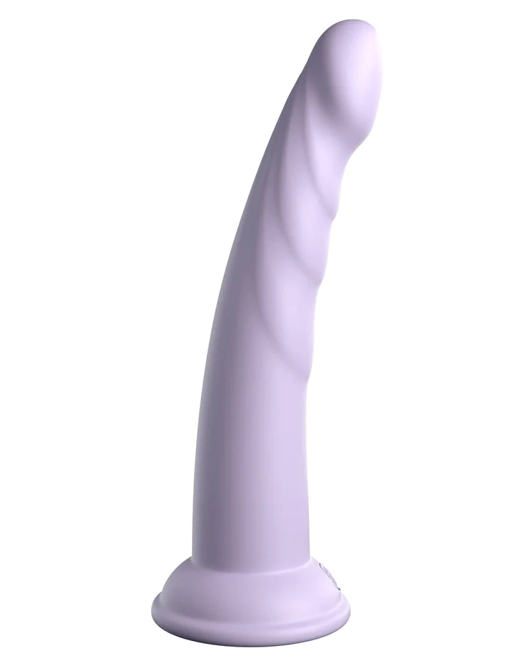Dillio Slim Seven 7 in. Platinum Silicone Dildo - All Colors