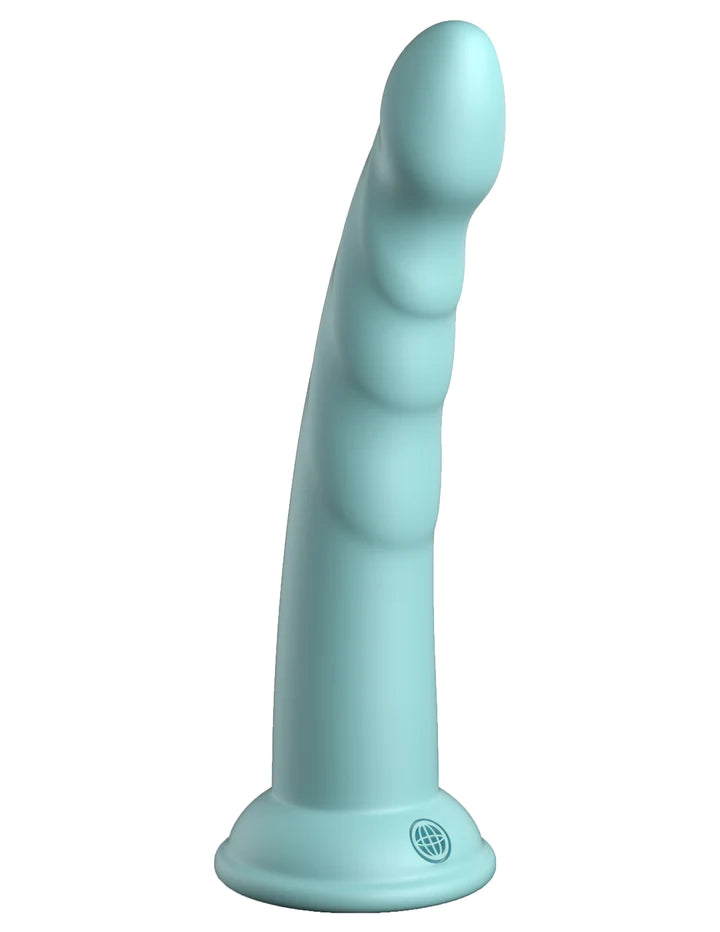 Dillio Slim Seven 7 in. Platinum Silicone Dildo - All Colors