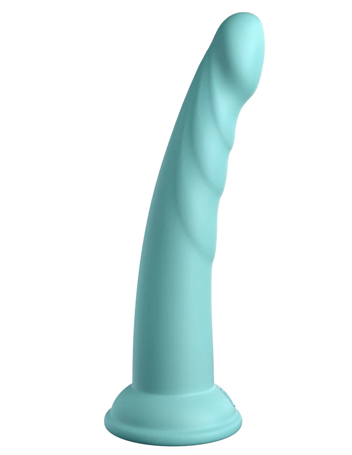 Dillio Slim Seven 7 in. Platinum Silicone Dildo - All Colors
