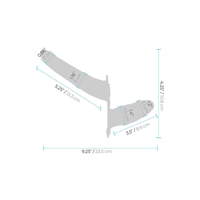 Double Ended Silicone Strap-on Harness Dildo