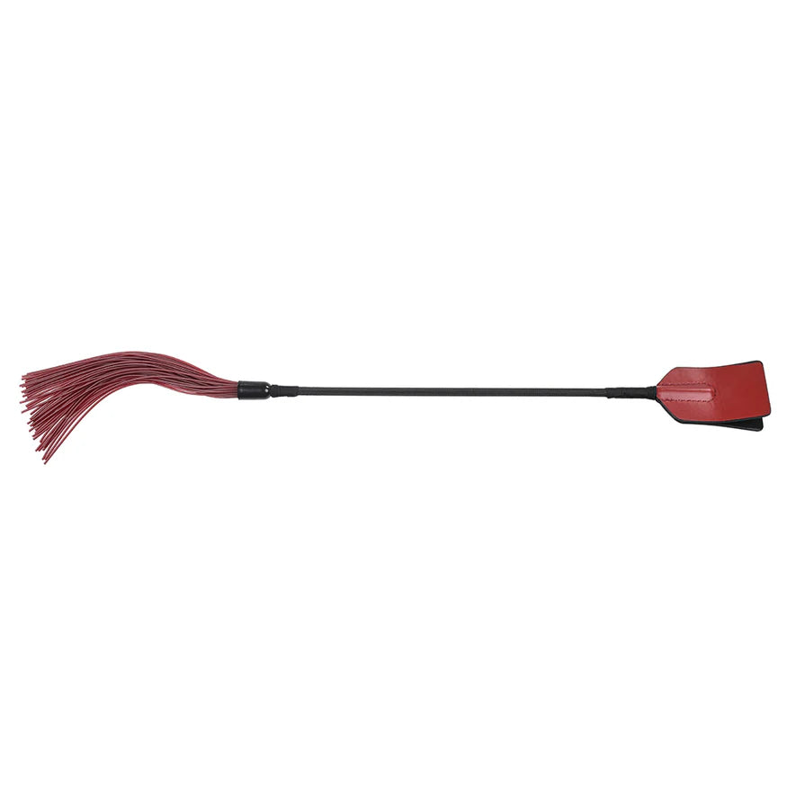Tap & Tickle Red Dual-Ended Crop and Flogger