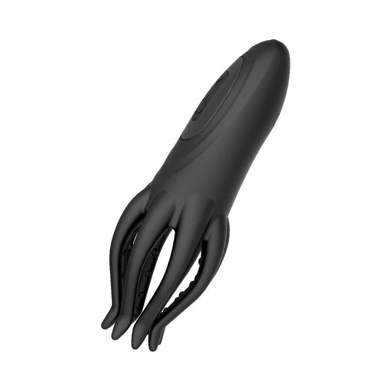 Black squid like silicone masturbator for men