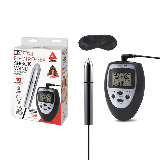 Electro-sex Shock Wand with Remote