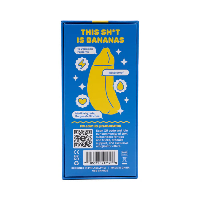 Emojibator Rechargeable Banana Vibrator