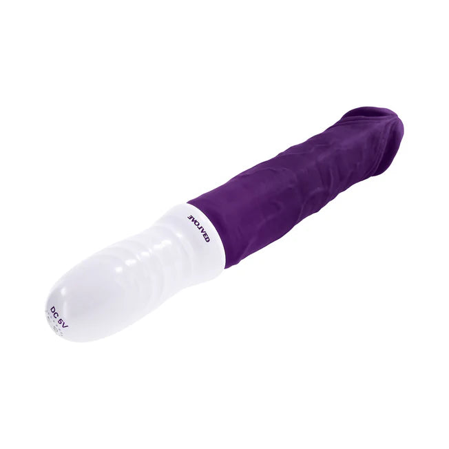 Evolved Plum Thrust Rechargeable Thrusting Vibrator Dildo