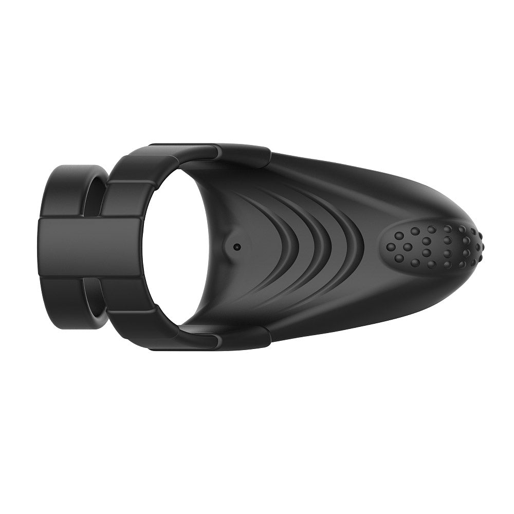 Forto F-48: Silicone Perineum Vibrating Double Cockring