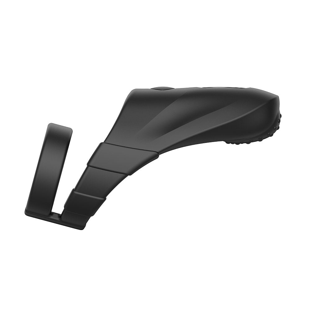 Forto F-48: Silicone Perineum Vibrating Double Cockring