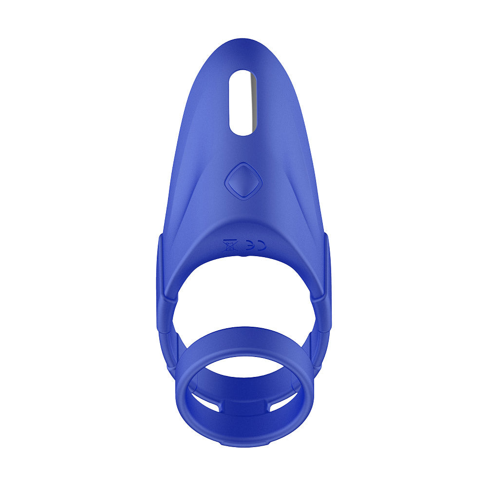 Forto F-48: Silicone Perineum Vibrating Double Cockring