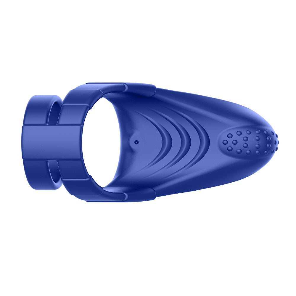 Forto F-48: Silicone Perineum Vibrating Double Cockring