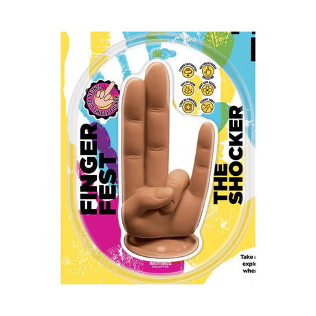 Finger Fest The Shocker Dildo - Tan