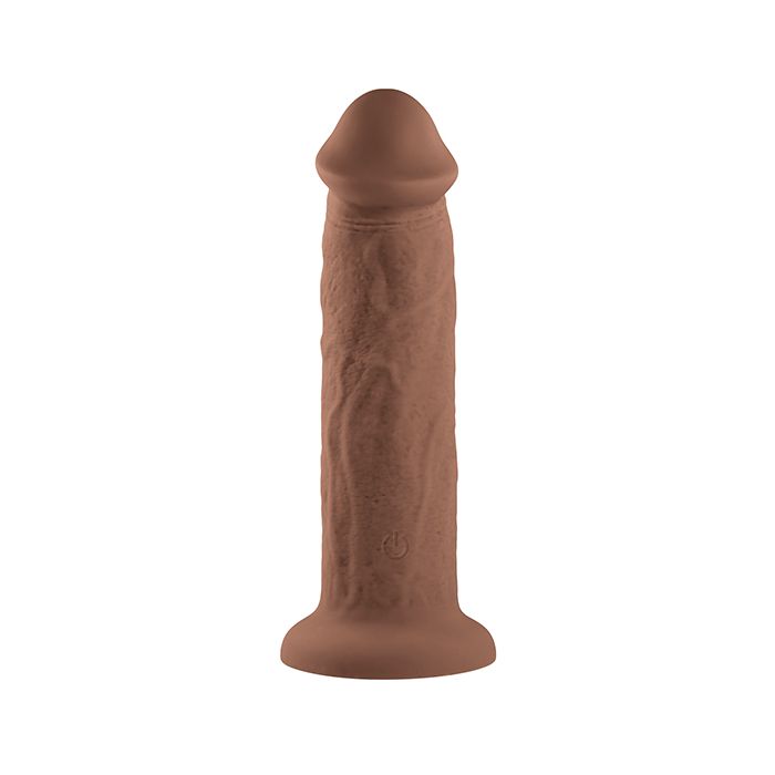 Evolved Girthy Vibrating 7 inch Silicone Dildo