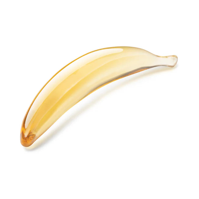 Banana Joy 7 in Glass Dildo