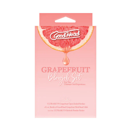 GoodHead Blowjob Grapefruit Stroker Set