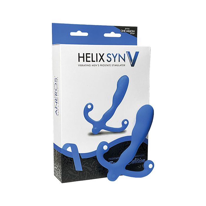 Helix Syn V Vibrating Prostate Stimulator Blue Edition