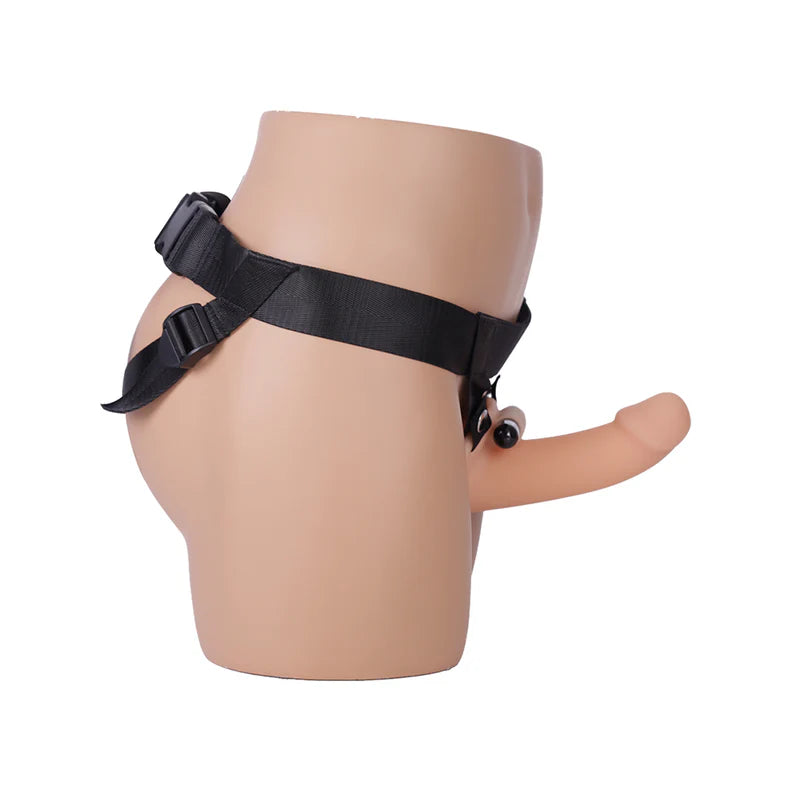 7 inch hollow dildo strap on harness