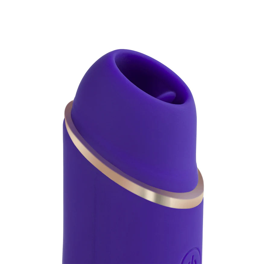 Honey Play Box Abby Mini Clitoral Vibrator in Blue/Purple Color