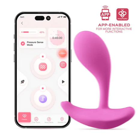 Honey Play Box Oly 2 Pressure Sensing Wearable Vibrator - Pink