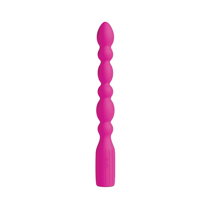 pink silicone anal beads that vibrates