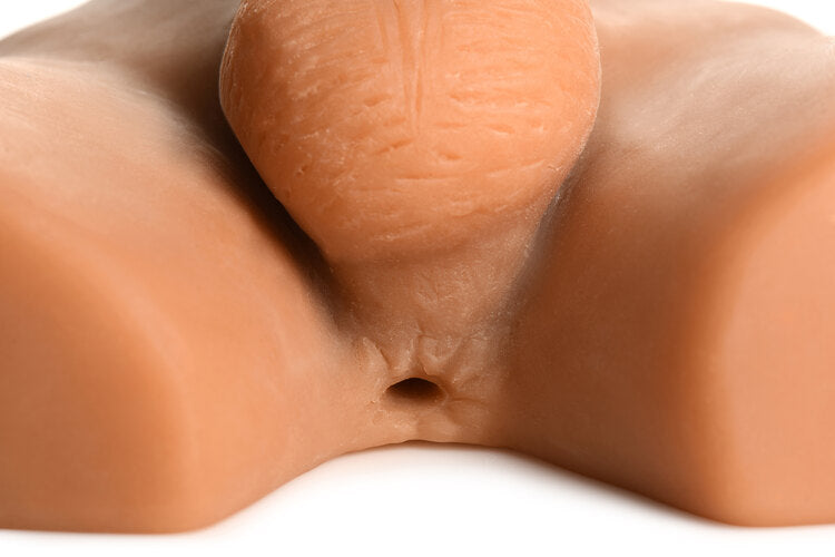 Jock Ass Masturbator with Posable 7 in. Dildo