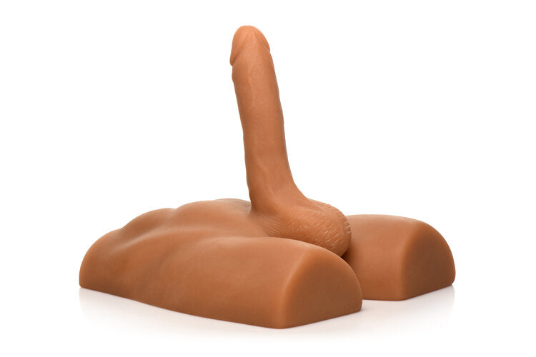 Jock Ass Masturbator with Posable 7 in. Dildo
