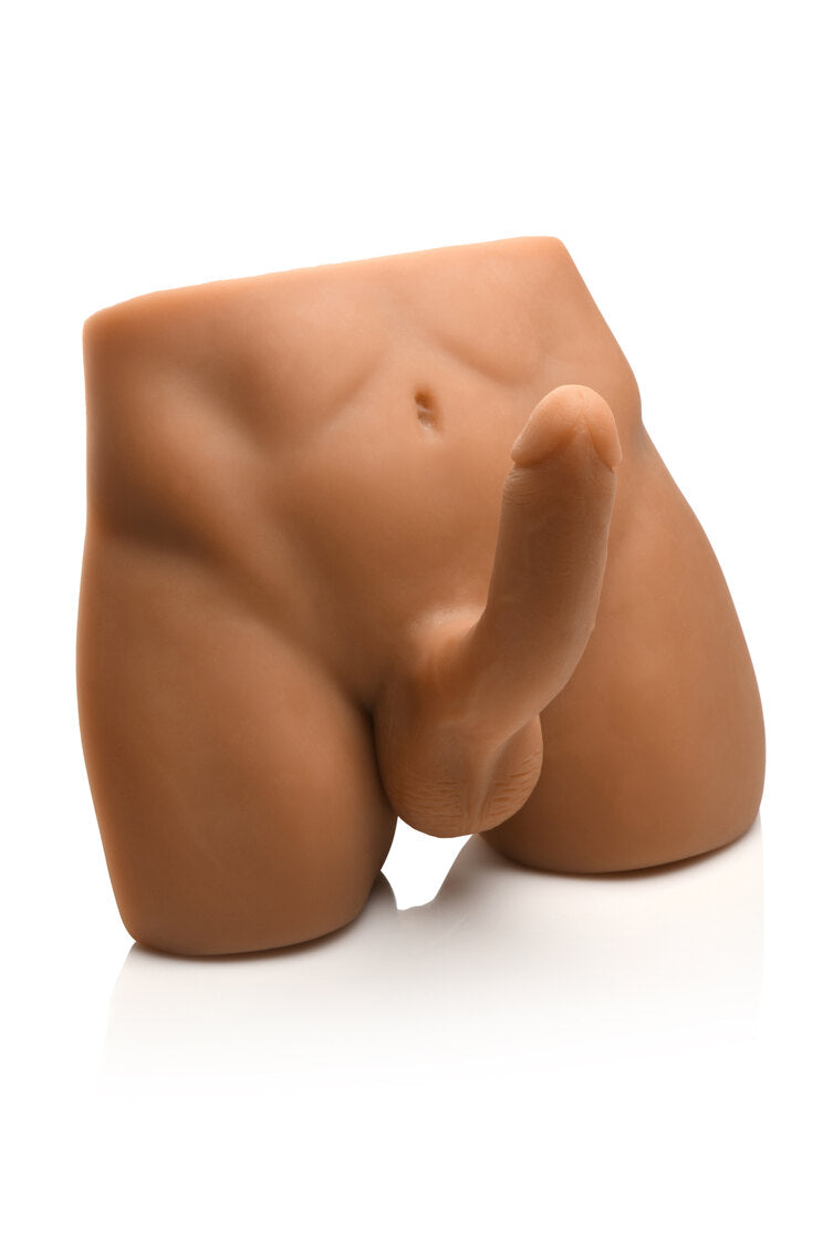 Jock Ass Masturbator with Posable 7 in. Dildo