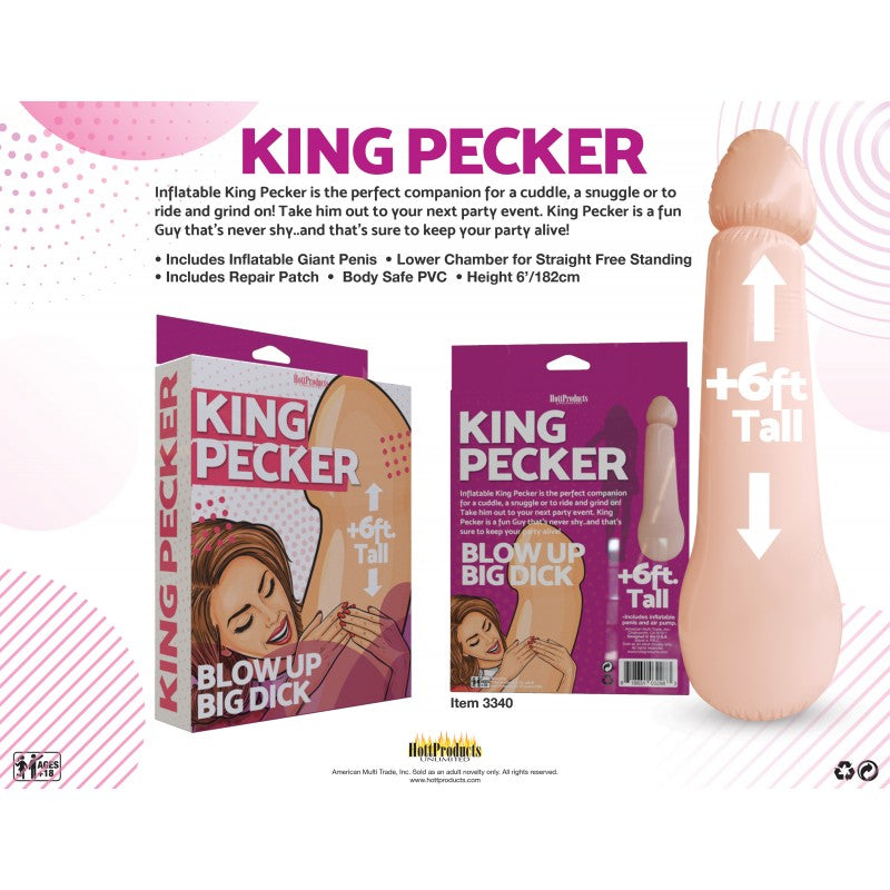 King Pecker- 6-Foot Giant Inflatable Penis