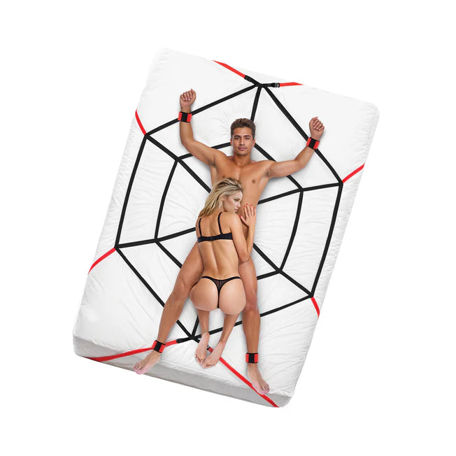 Webbed Up Bedspreader Restraint System