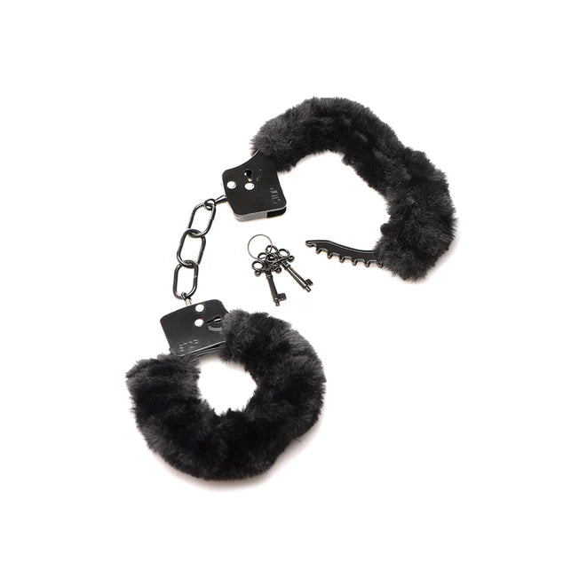 Master Series Cuffed in Fur Furry Handcuffs