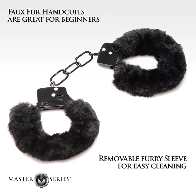 Master Series Cuffed in Fur Furry Handcuffs