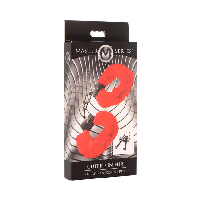 Master Series Cuffed in Fur Furry Handcuffs