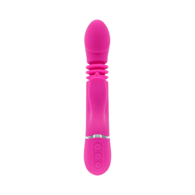 Pink Dragon Thrusting Dual Stimulator