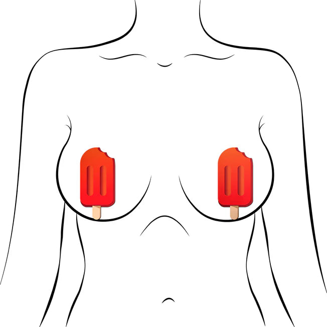 Cherry Red Popsicle Pasties