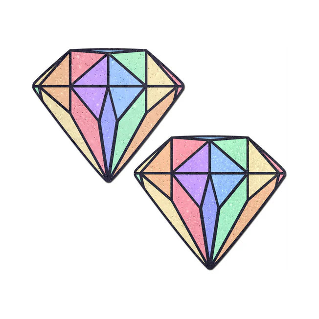 Pastel Rainbow Diamond Pasties