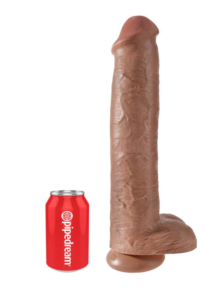 King Cock 15 in. Realistic Dildo - All Colors